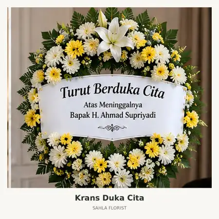 Krans Bunga Duka Ciledug
